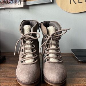Kensie Brown Heeled Boots - OG PRICE 70.00